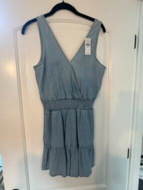 Womens American Eagle Denim Romper